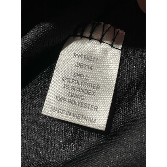 Charming Charlie C Women's Size Small Short Sleeve Floral Faux Wrap Dress Black - Picture 8 of 9